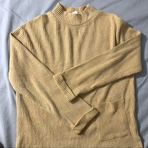 Zara Girls mock neck pocket sweater